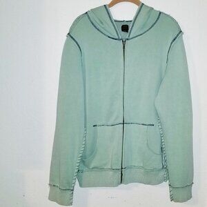 True Grit PEACE Butterfly Zip-Up Hoodie